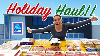 Festive Aldi Grocery Haul + Advent Calendar Reviews | Holiday Edition | Costco versus Aldi Calendars