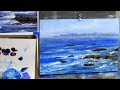 Creating Stunning Seascapes With Acrylics: Acrylic Painting Tipsi!
