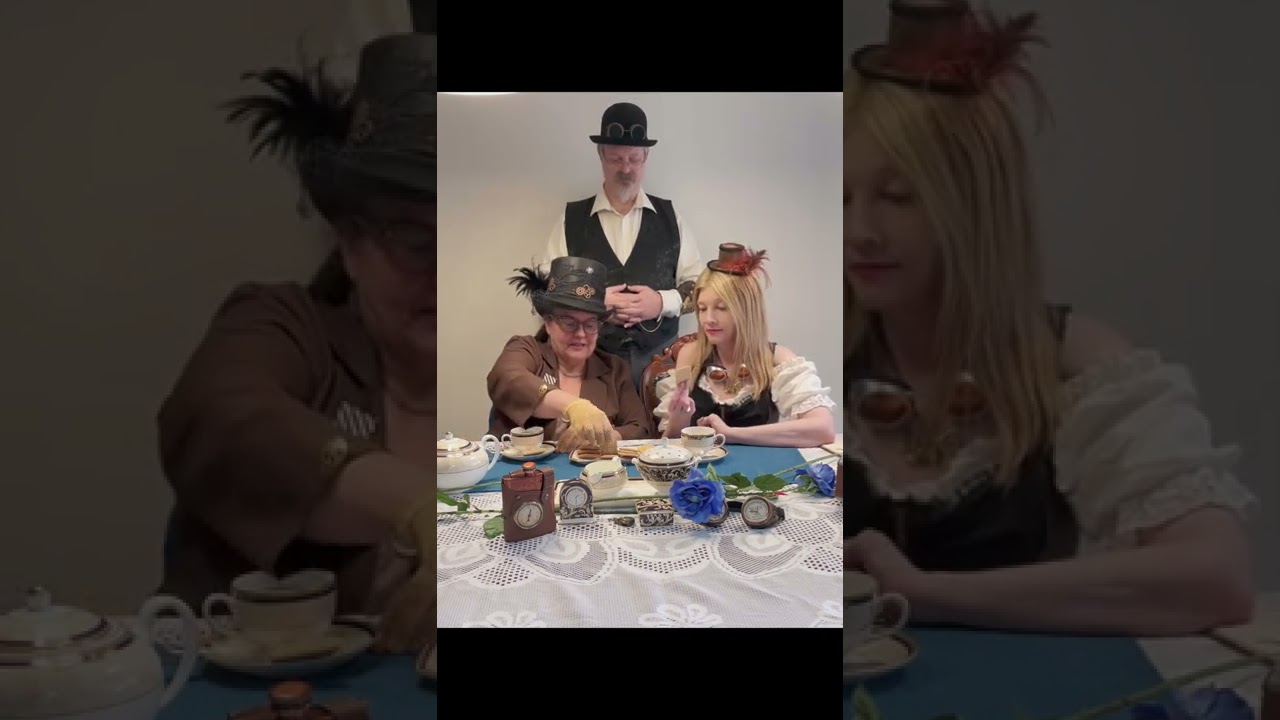 Steampunk tea duelling