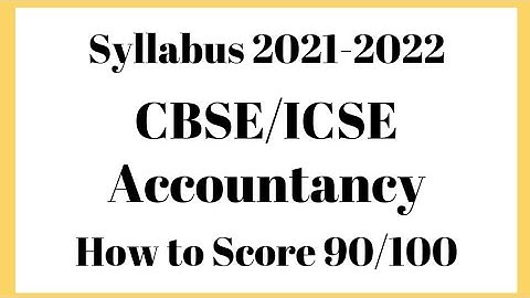 #CBSE #ICSE #COMMERCE #Class12 #ACCOUNT #SYLLABUS2021-2022  ACCOUNT SYLLABUS CLASS 12 #Accountancy