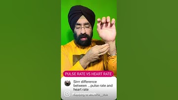 What is Pulse rate and what is heart rate #shorts Dr.Education