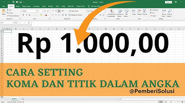Cara Setting tanda desimal dan ribuan untuk format mata uang di excel