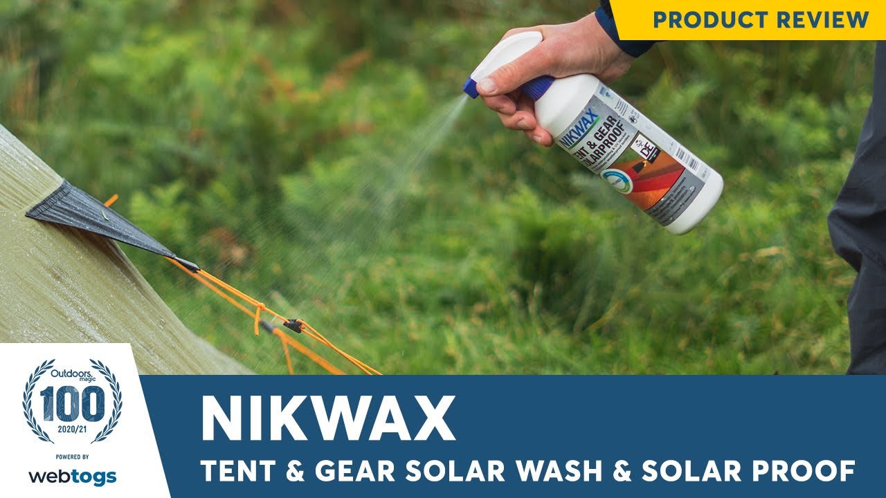 Wreed Supersonische snelheid handig Nikwax Solar Wash & Solar Proof Tent Care | Review - YouTube