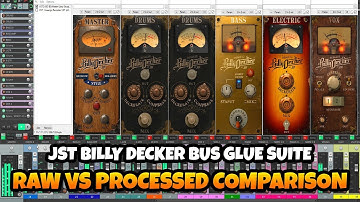 JST Billy Decker Bus Glue Plugins | Raw Vs Processed Mix Comparison (Side By Side)