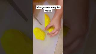 How to make mango rose| Easy diy mango rose | #cookingwithamna