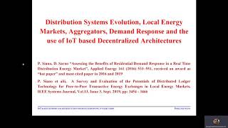 IoT based methods and architectures for demand response in smart grids by Prof. Pierluigi Siano