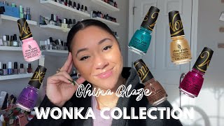 CHINA GLAZE | Willy Wonka Collection 2023 | Live Swatches