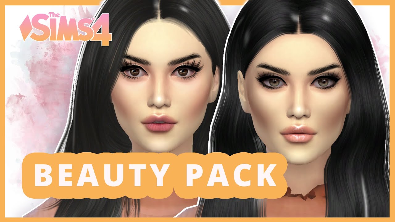 400 Items Cc Beauty Pack My Folder Mods The Sims 4 Makeup Free Download Youtube