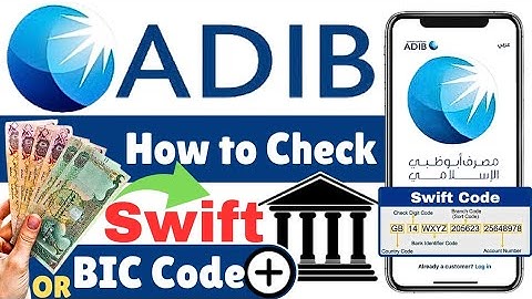 How to Check Swift Code in ADIB Mobile App | Abu Dhabi Islamic Bank Swift Code