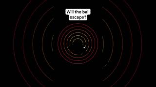 Will The Ball Escape? #Asmr #Simulation #Satisfying