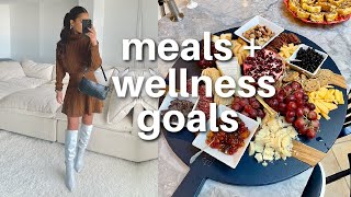 my meals, wellness goals, apartment updates | holiday in my boston life