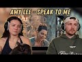 AMY LEE Speak To Me REACTION mp3