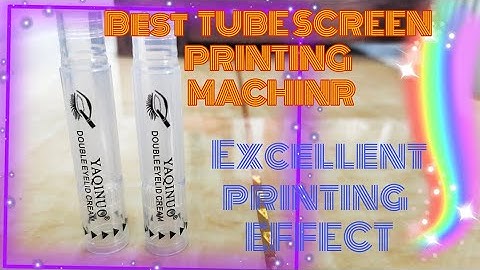 Curved Surface Screen Printing Machine for COSMETIS BOTTLE