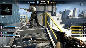 CSGO POV Heroic TeSeS vs Faze on Nuke - 28 kills