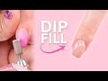 HOW TO: DIP POWDER FILL ON NATURAL NAILS 💅🏻 DIP FOR BEGINNERS 💕