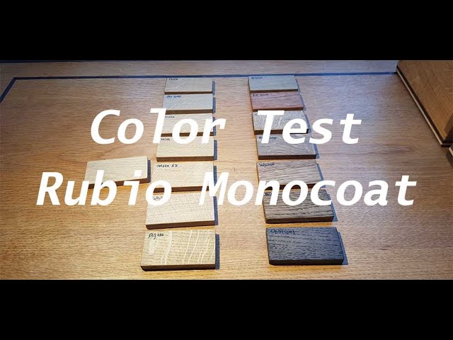 Colour samples - Rubio Monocoat  Rubio monocoat, Color samples