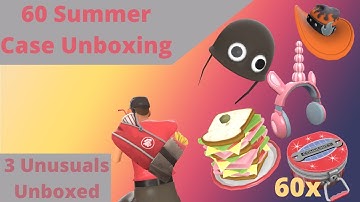 TF2 60x 2021 Summer Case Unboxing (3 Unusuals)