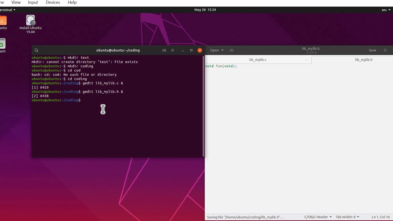 Static Library In C Programming YouTube