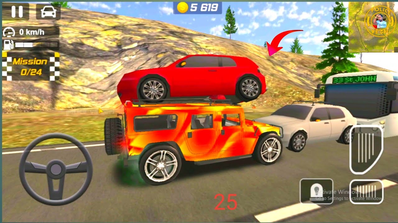 police vs gari game 1225 police Drift Gari Driving Android Gameplay