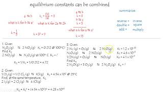 13 12 combining equilibrium constants