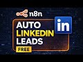 I Built a FREE LinkedIn Lead System Using n8n (Hindi)
