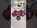 Sailor Chibi Moon Pixie Beads Pattern Idea | 2.6mm Mini Fuse Beads Pixel Art #hamabeads #perlerbeads