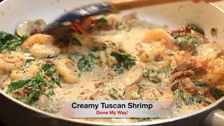 Creamy Tuscan Shrimp