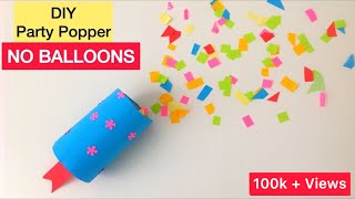 DIY Party Popper without Balloons | DIY Party Poppers | Confetti Poppers | How to make Party Popper