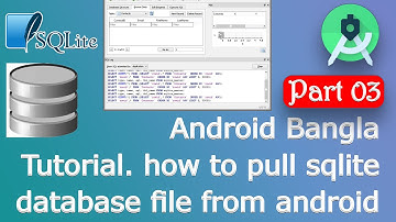 Android Bangla Tutorial Part 03 how to pull sqlite database file from android device (new  Update)