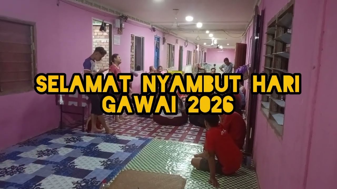 Nyambut Hari Gawai Dayak 1/6/2026.