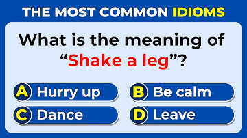 English Idioms Quiz | Can You Score 50/50? #challenge 06