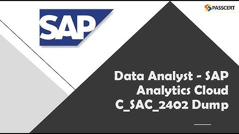 Data Analyst - SAP Analytics Cloud C_SAC_2402 Dumps