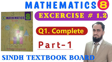 Exercise 1.2 || Q1 Complete || Sindh text book board || Qualified World