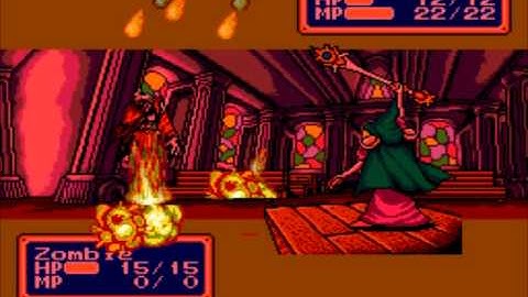 Shining Force (SEGA) p14 Battle in the Chapel