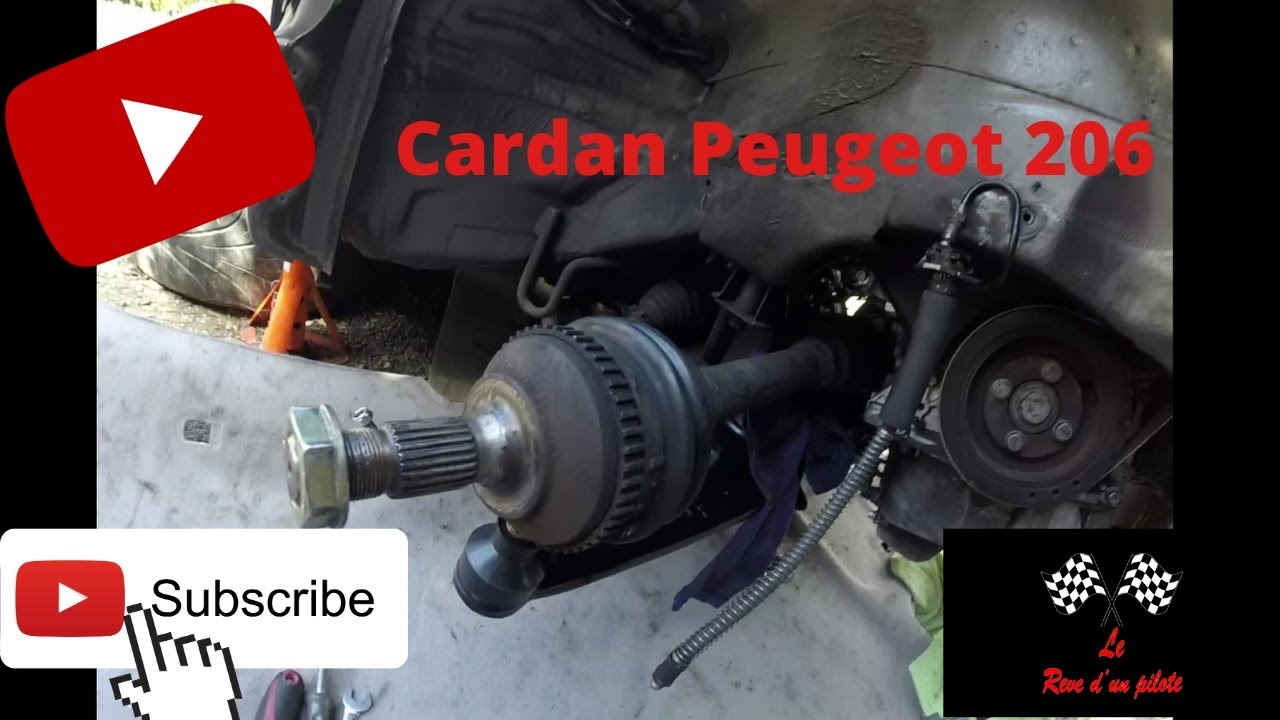 🚗🚗[Peugeot 206 s16 ] TUTO Remontage cardan 206# Peugeot 206 #🚗🚗