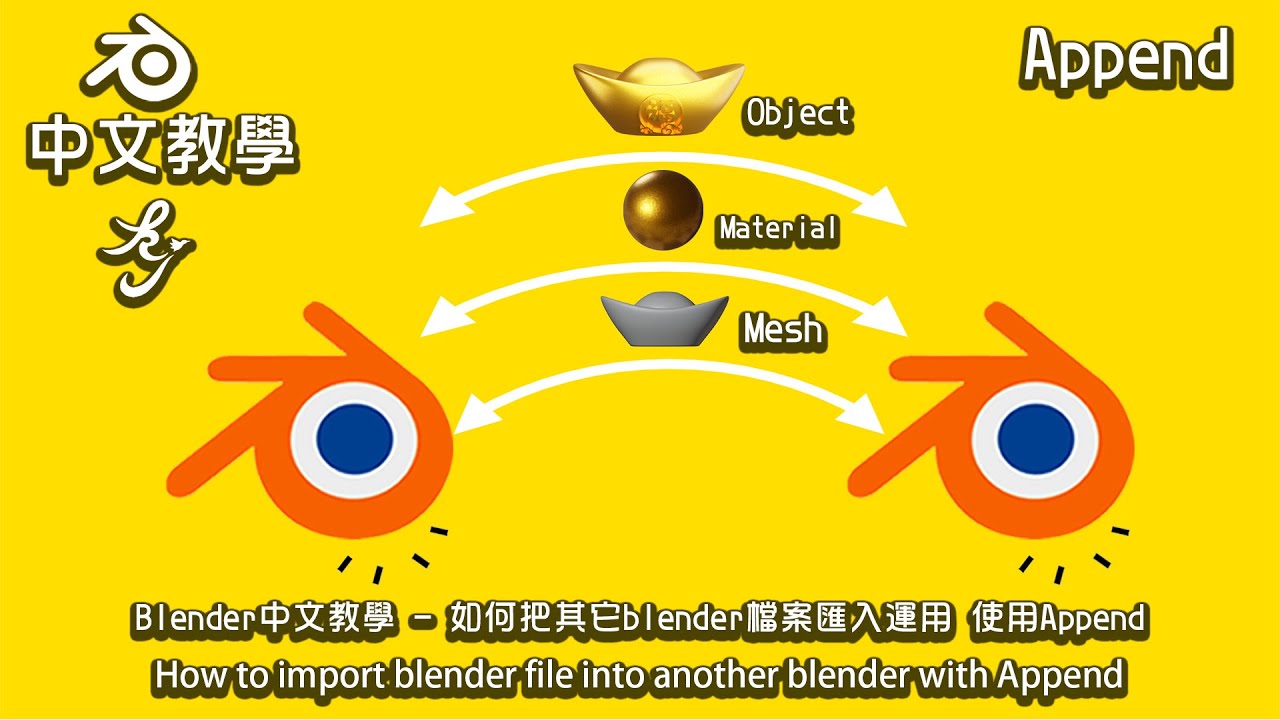 Blender blender Append How To Import Blender File Into Another Blender With 