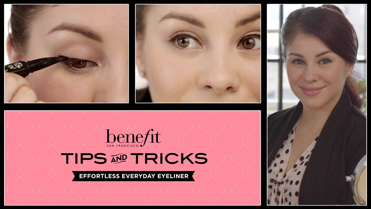 Effortless Everyday Liner — with they're real! push-up liner by Benefit -  YouTube