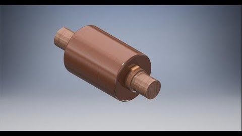 Half Lap Muff Coupling | Autodesk Inventor | Part Design And Assembly