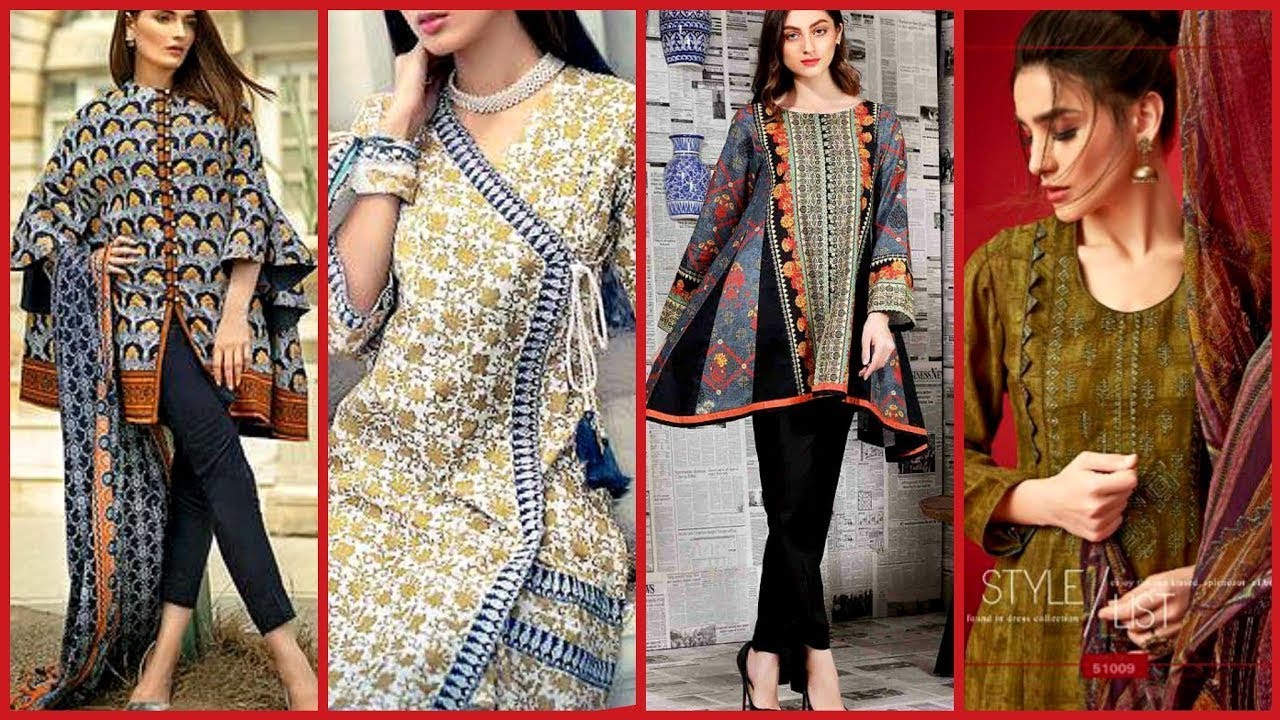 lawn dress Latest Lawn Kurta Designs Images 2020 || Short Shirt Design || Simple Shirts Idea