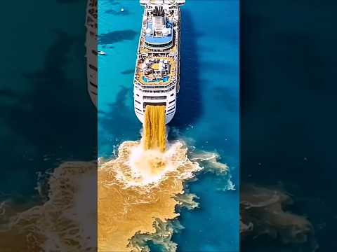صادم هذا ما تفعله السفن ب ماء الصرف الصحي في عرض البحر