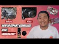 How to repaint motorcycle crankcase | Honda Wave 125 | Samurai Paint