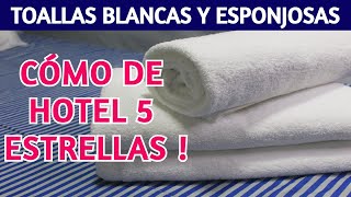 🌺 TOALLAS BLANCAS Y SUAVES cómo de hotel / tips sencillos para lavar TOALLAS BLANCAS !