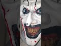 TERRIFIER LIFESIZE RESIN BUST  ART THE CLOWN 1:1 SCALE PROP(ALL HALLOWS EVE)