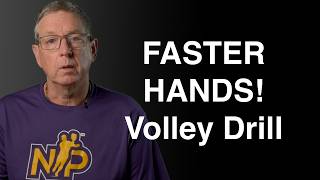 Volley Drill - How to Get Faster Hands in Pickleball (Beginners)