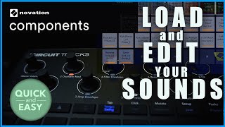 Easily Load SAMPLE PACKS to NOVATION CIRCUIT & EDIT SYNTHS (Novation Components App 2023) ✅