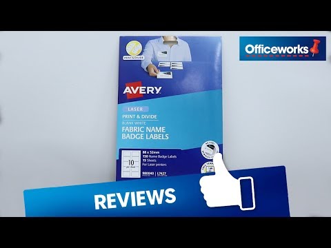 Avery Fabric Name Badge Labels You Avery Fabric Name Badge Labels You