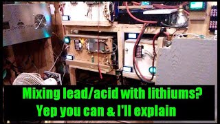 DIY Solar ~ Can lithium be mixed with lead/acid? Yep, just fine