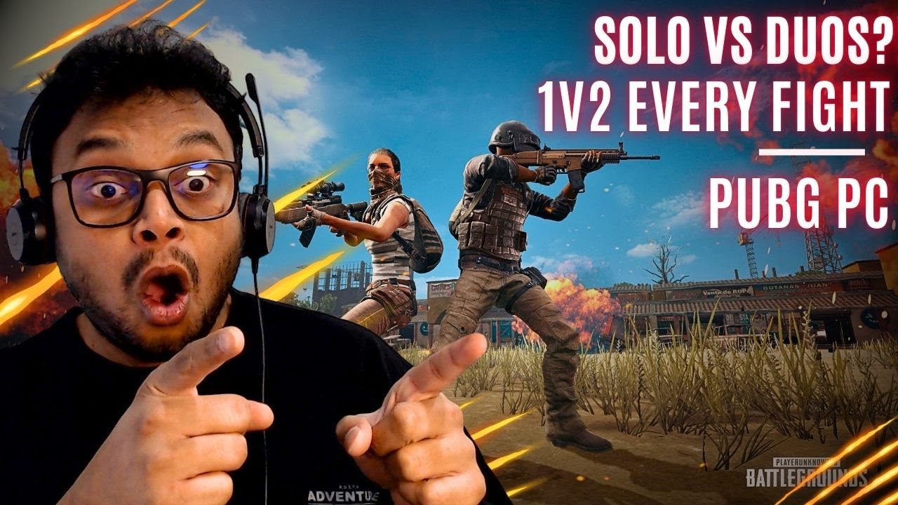 PUBG Battlegrounds Solo vs Duos Challenge Gone Wrong | SakethPlays 