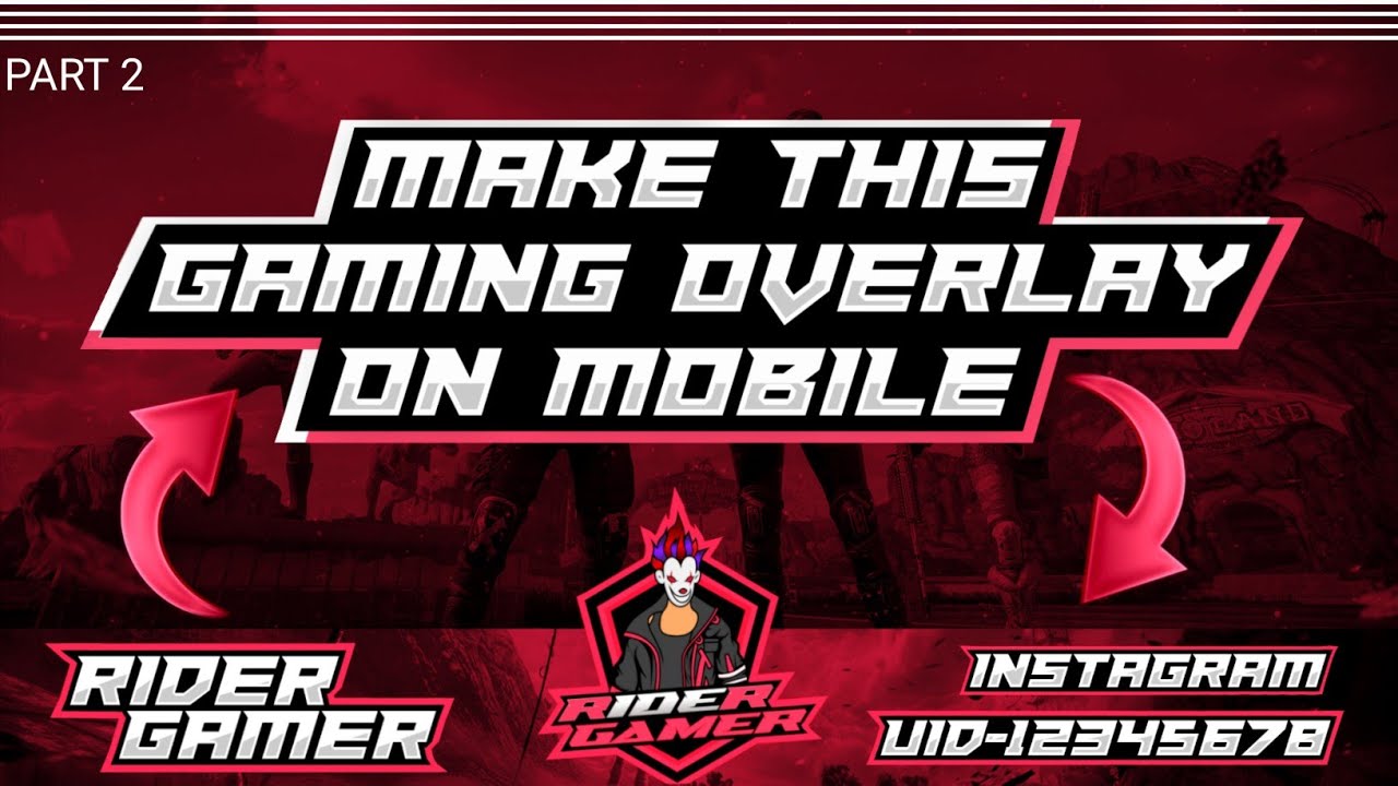 How To Make Animated Gaming Overlay Tutorial || Part 2 - YouTube