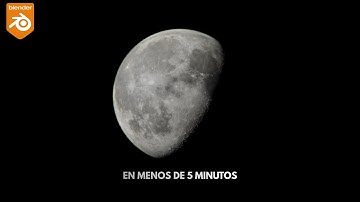 Cómo Crear una Luna Hiperrealista en Blender en 5 Minutos